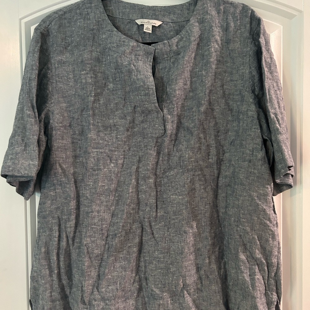L.L. Bean signature chambray shirt
